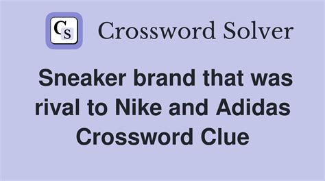 adidas rival crossword clue.